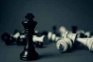 Die Bewegung des Königs und der Bauern