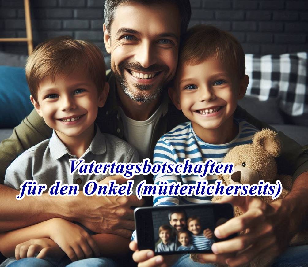 Vatertagsbotschaften für den Onkel (mütterlicherseits)