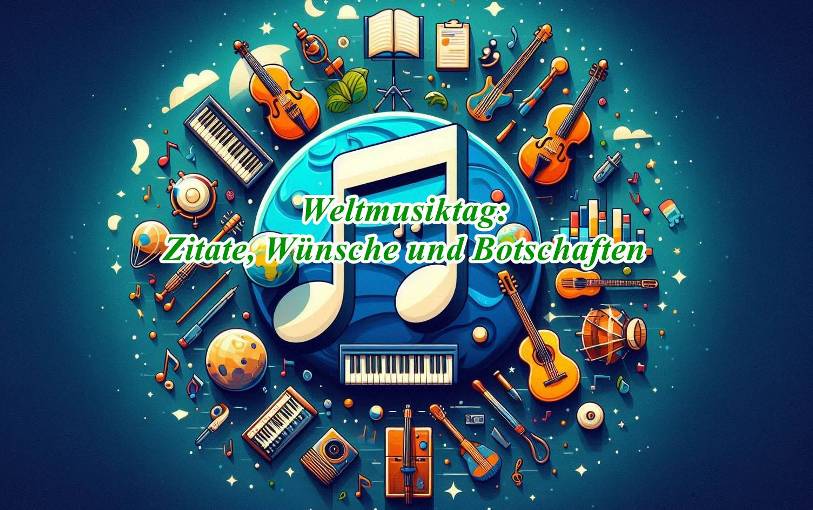 Weltmusiktag: Zitate, Wünsche und Botschaften