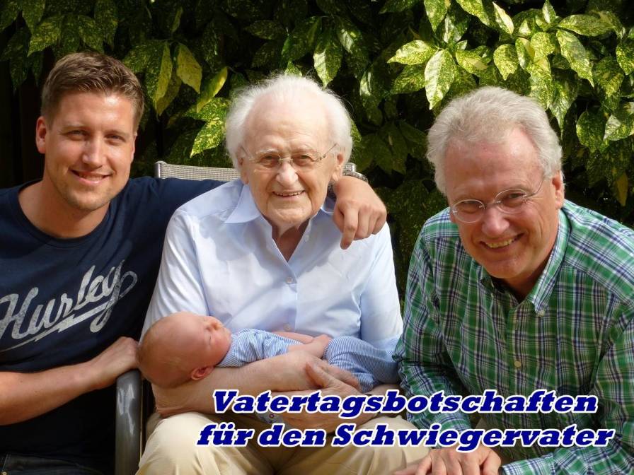 Vatertagsbotschaften für den Schwiegervater